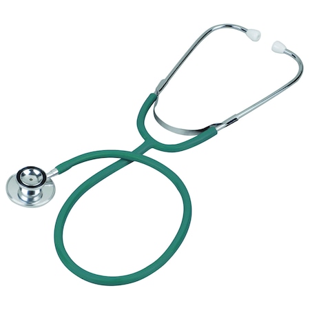 Veridian Healthcare Prism Aluminum Dual Head Stethoscope, Teal, Boxed 05-12013